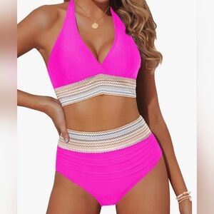Yonique Women's Tummy Control Bikini #412